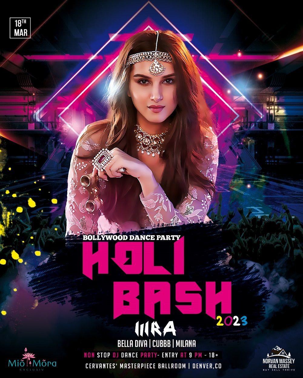 BOLLYWOOD DANCE PARTY – HOLI BASH 2023